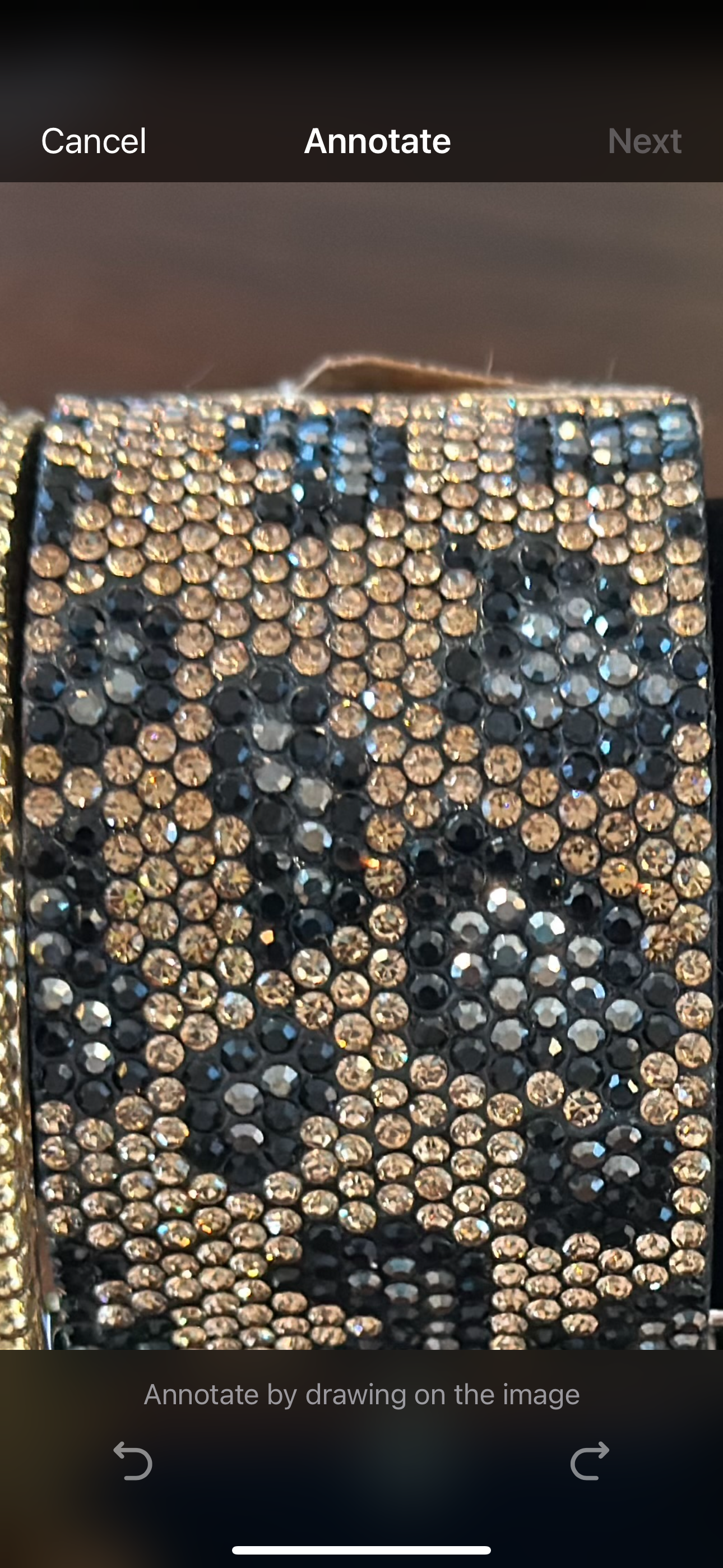 Crystal-Embellished Leopard Print Cuff Bracelet