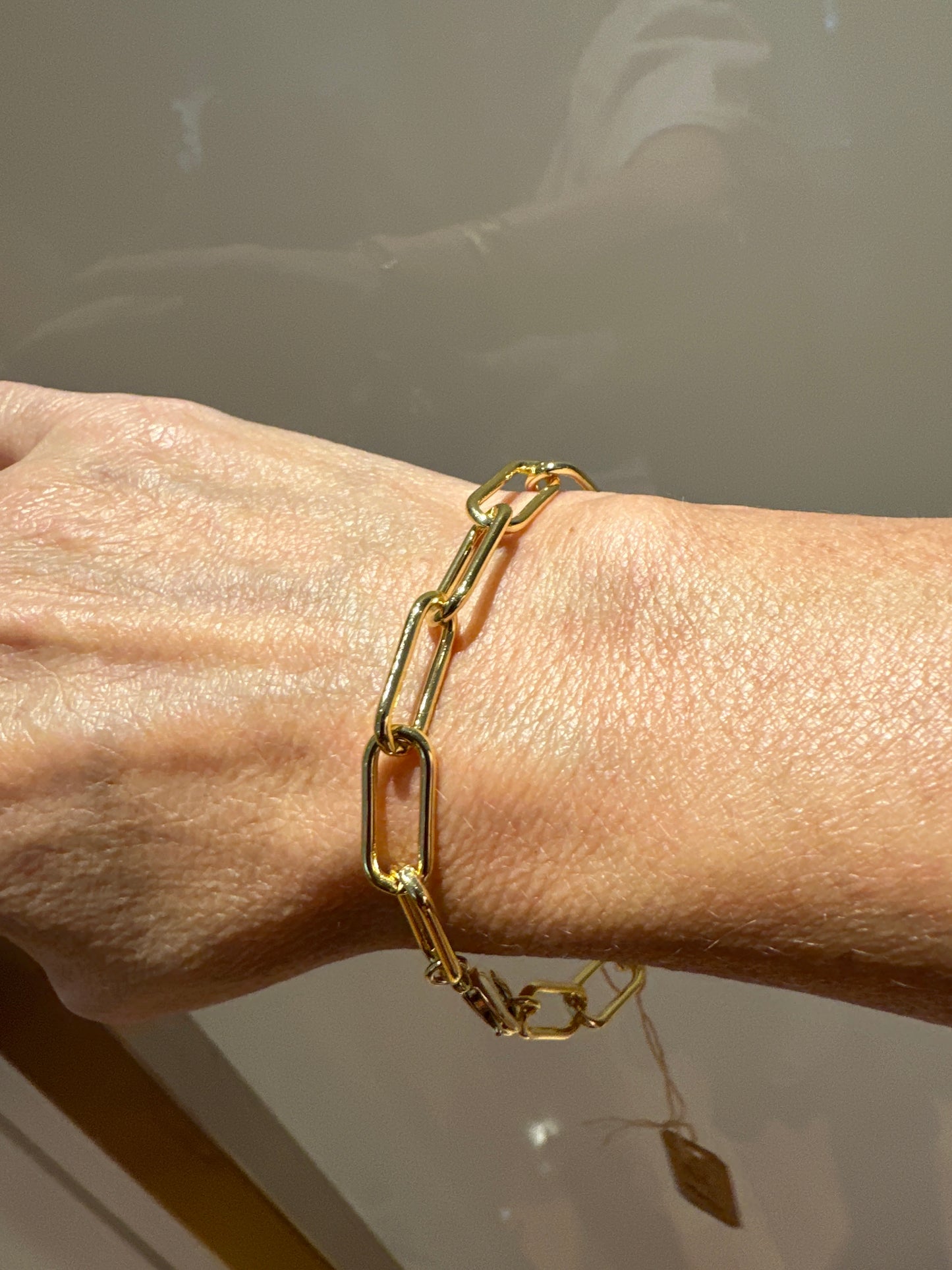 Sliver link bracelet