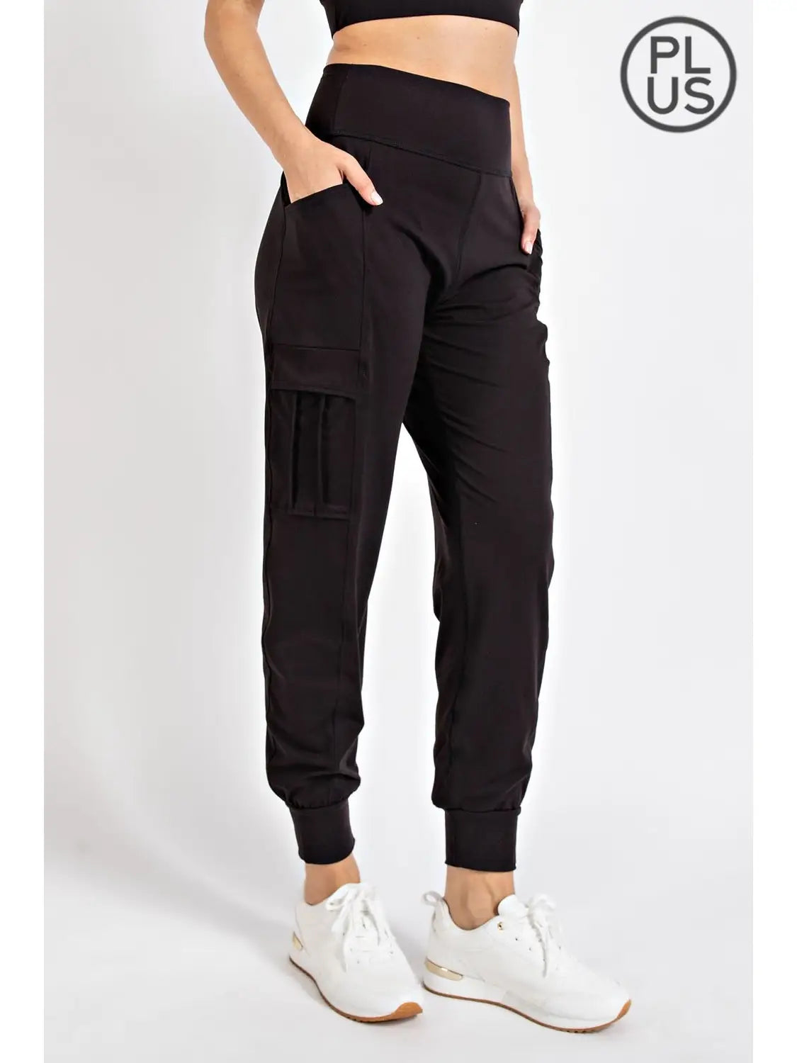 Butter Fabric Solid Jogger with Side Pockets