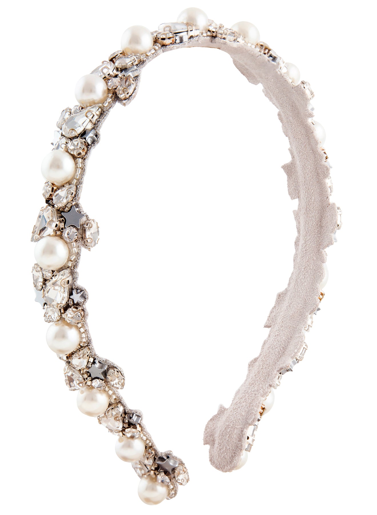 Pearl Dream - Handmade Pearl and Crystal Embellished Headband