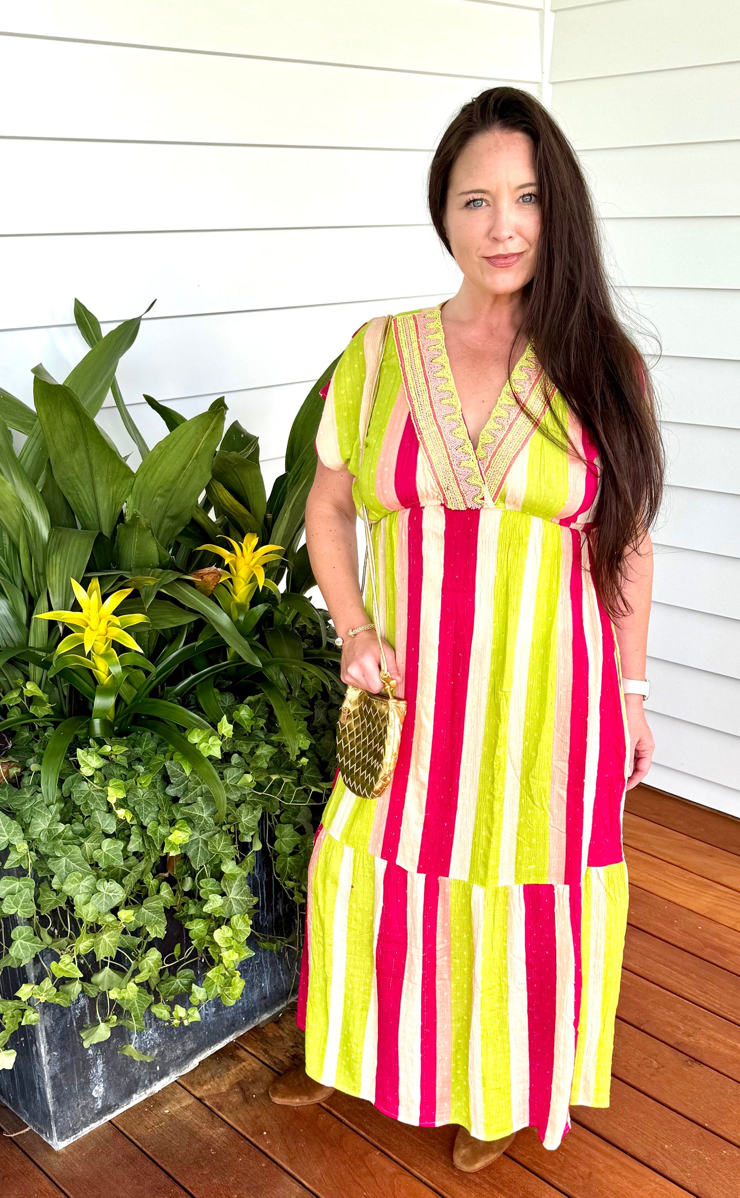 Tropical Sunset Maxi Dress